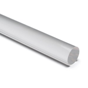 Clear Acrylic Rod 1/4&quot; Diameter - Plexiglass Plastic Acrylic Rod (DIY, Craft, Glowforge, Laser Cutting, CNC,...)