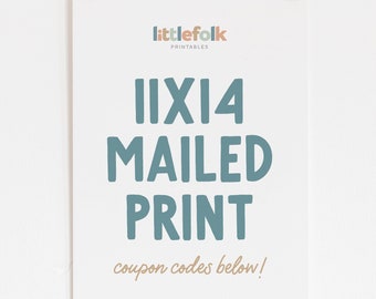 11x14 Print, Shipped prints from Little Folk Printables, High-Quality 11x14 Print Mailed Directly to You