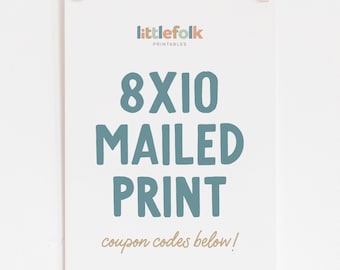 8x10 Print, Shipped prints from Little Folk Printables, High-Quality 8x10 Print Mailed Directly to You