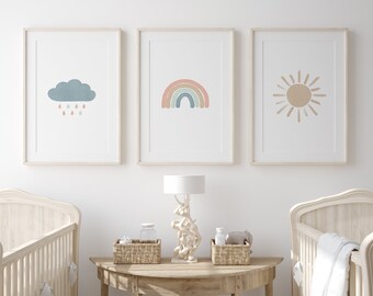 pastel nursery decor