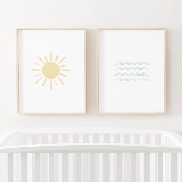 Beach Nursery Decor Etsy