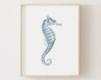 seahorse watercolor Seahorse watercolour print seahorse art seahorse poster poster of seahorse seahorse wall art