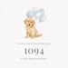 Golden Retriever Diaper Raffle Ticket Template, Blue Gingham Dog Baby ...