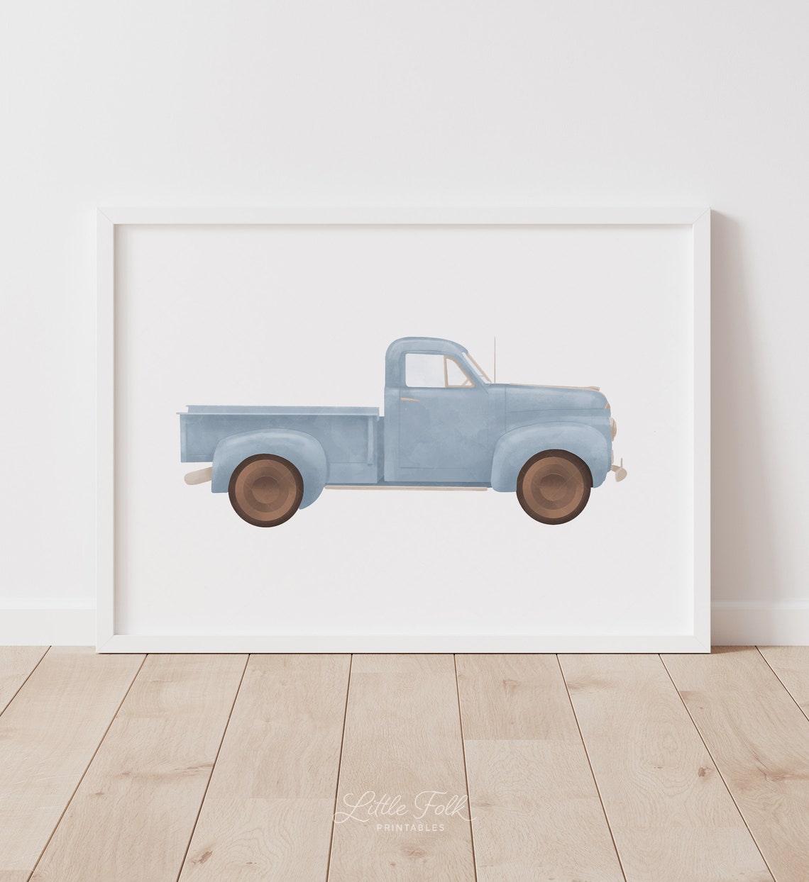 Vintage Truck Print Printable Pickup Truck Wall Art Travel Etsy