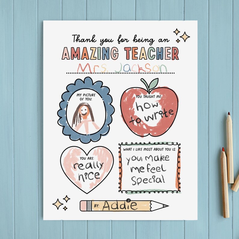 Printable Teacher Appreciation Week Coloring Page, All About My Teacher ...