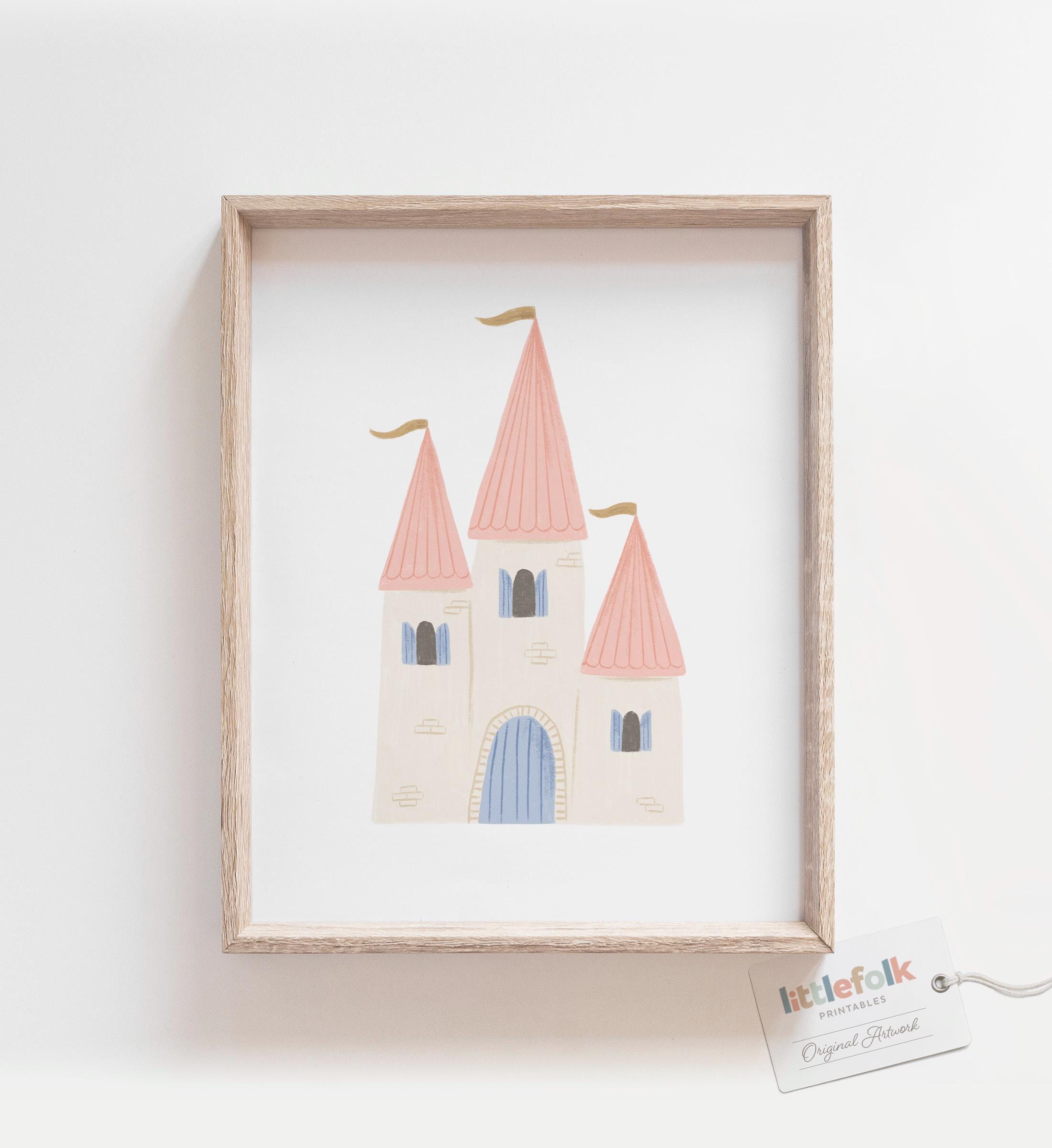 Princess Wall Art, Printable Princess Nursery Decor, Princess Gallery ...