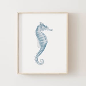 Seahorse Print, Beach Nursery Decor, PRINTABLE Watercolor Seahorse Wall Art, Coastal Home Decor, DIGITAL DOWNLOAD