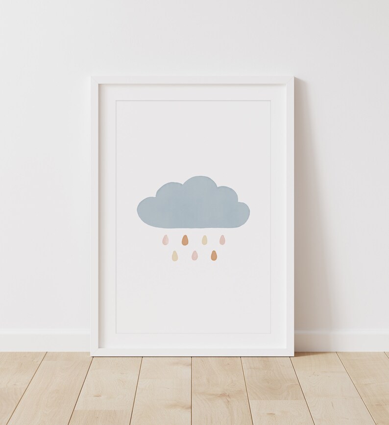 Neutral Rainbow Wall Art Gender Neutral Nursery Decor Printable Art INSTANT DOWNLOAD Kids Room Decor Set of 3 Prints