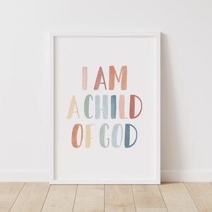 I Am A Child Of God Etsy