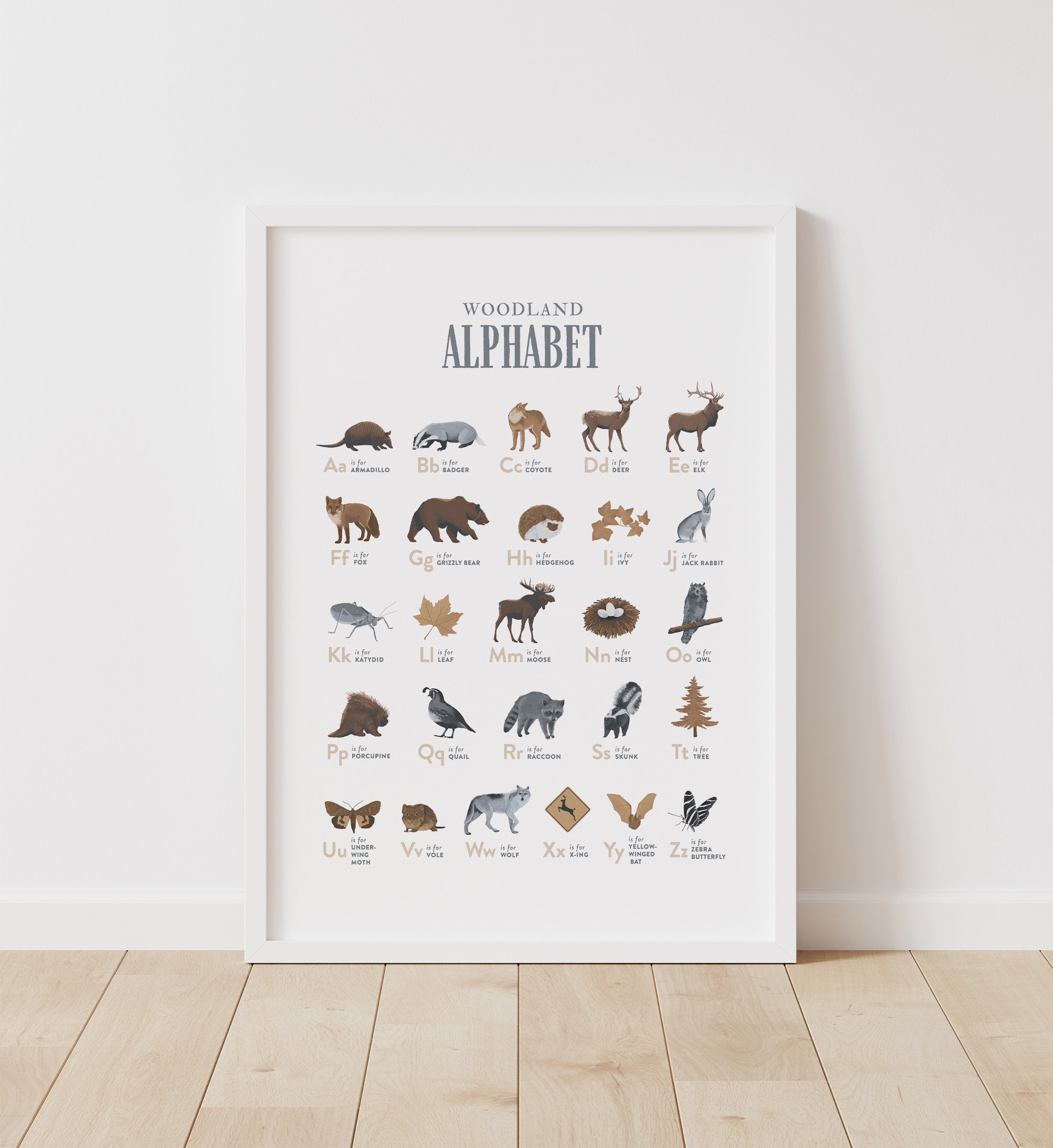 Animal Alphabet Wall Decals – Yendo Print