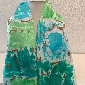 Hand-painted Silk Scarf