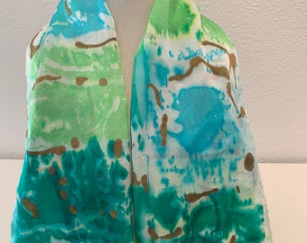 Hand-painted Silk Scarf