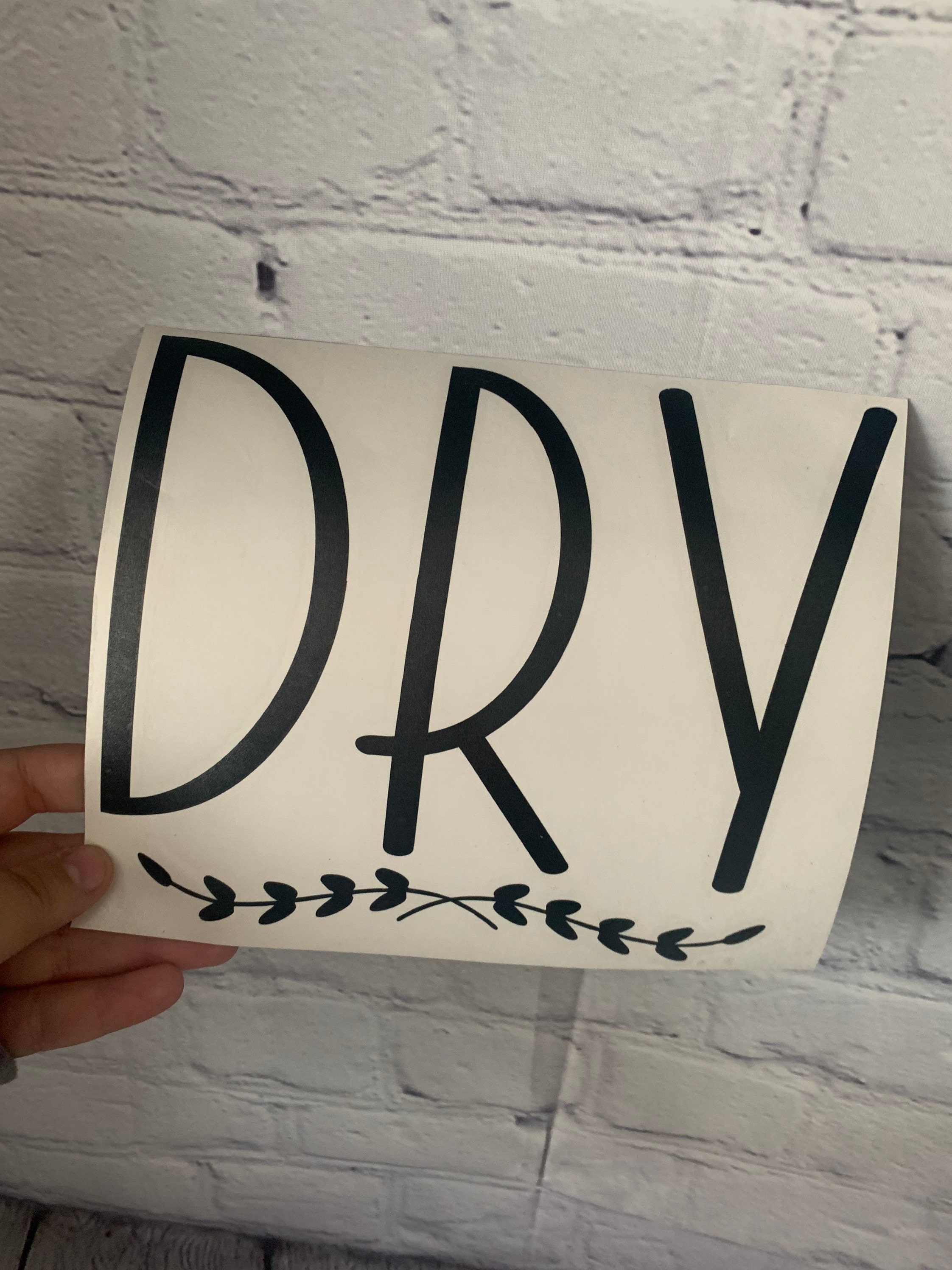 Wash & Dry Decals SET OF BOTH Etsy