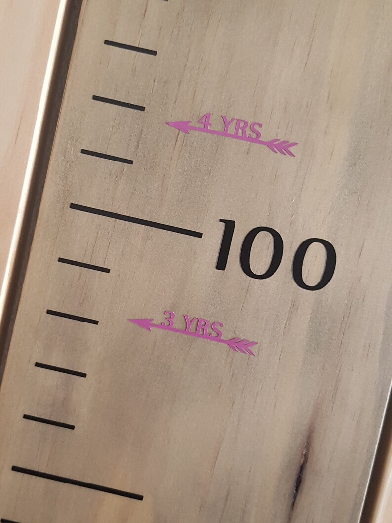 Personalised Height Chart Markers Vinyl Decals Etsy