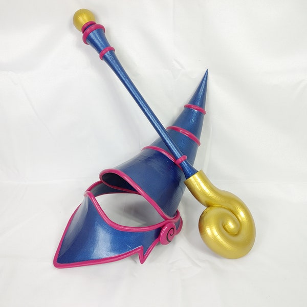 Magical Magician Girl Hat + Staff Cosplay Piece