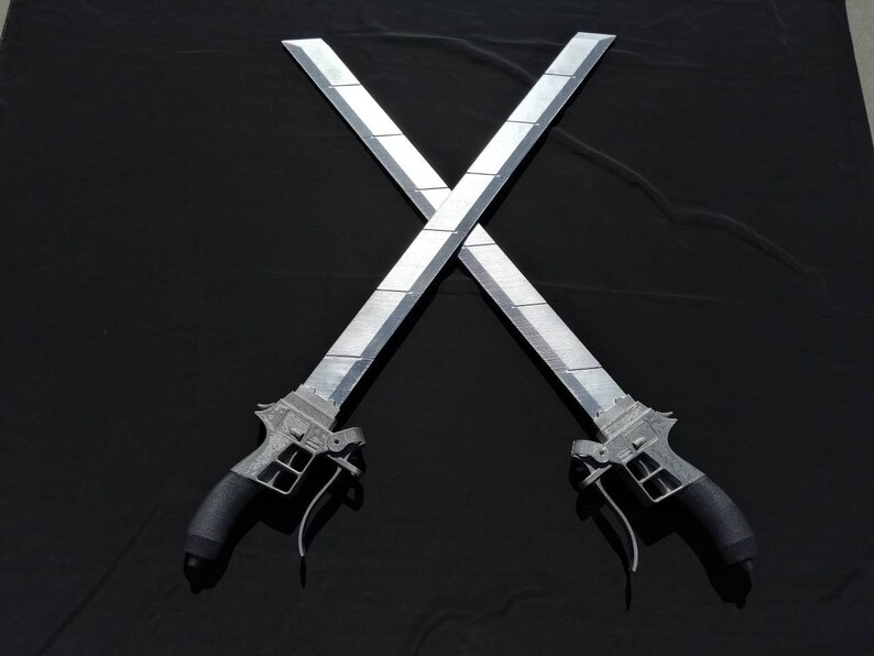 Attack on Titan 3D Gear Sword Blade Life Size Cosplay | Etsy
