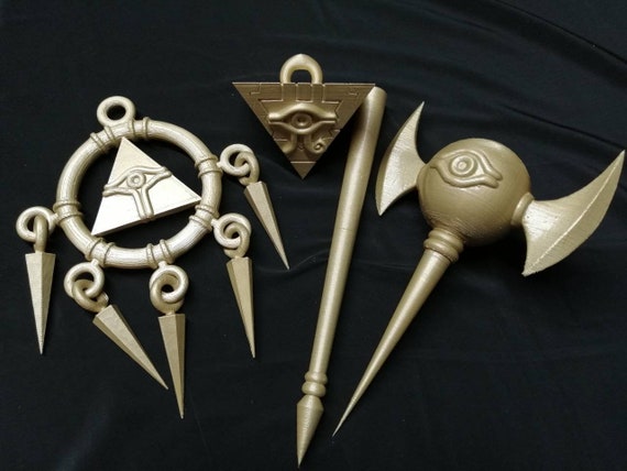 YuGiOh Sennen Roddo Yami Mari Millennium rod scepter Life-size Priest Seto