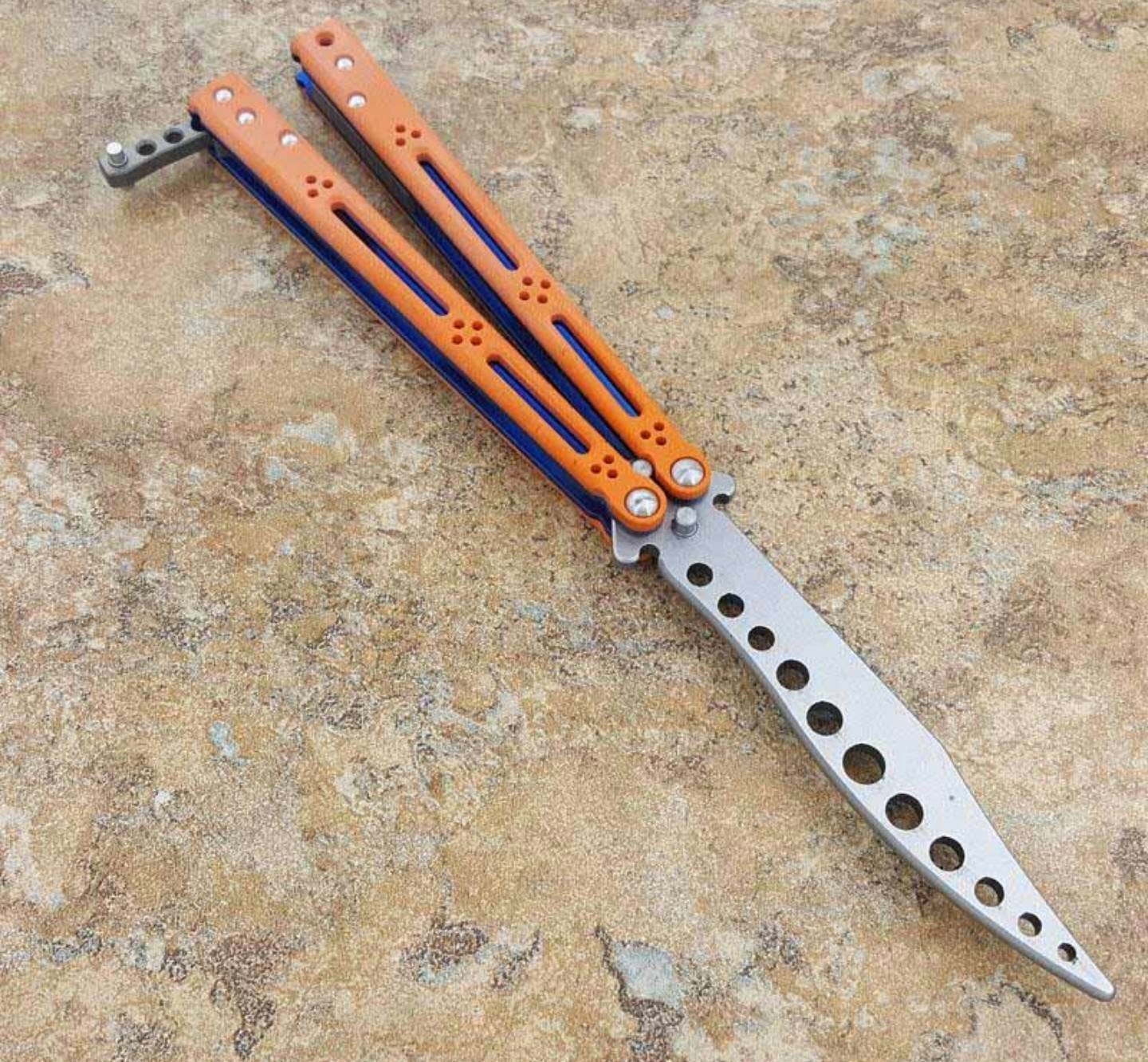 Balisong Practice Hom Basilisk Butterfly Trainer Knife Clone Etsy