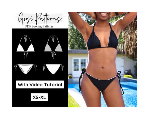 Graphic Monogram Bikini Top - Ready-to-Wear