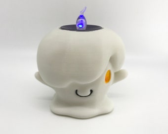 GLOWS In The Dark! Pokemon Litwick Twinkling Light-Up Candle Figurine Halloween