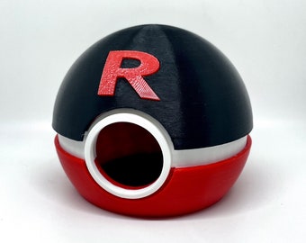 Team Rocket Pokeball Reptile Hide: Gecko Cave Shelter