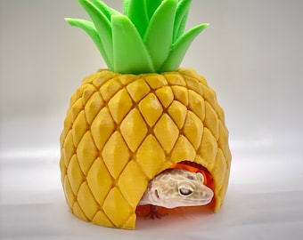 Pineapple Pet Hide: Gecko, Hamster, Frog Habitat