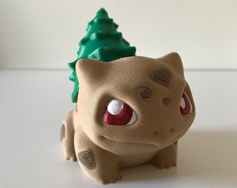 Bulb Like Christmas Tree LIGHT-UP Holiday Wooden Figurine