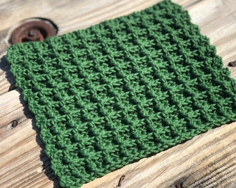 Crochet Dish Cloth Pattern - Waffle Stitch Dish Cloth - Crochet Pattern - Dishcloth Pattern - Crochet dishcloth - crochet dishcloth Pattern