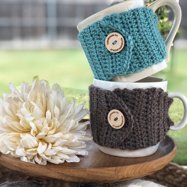 Crochet Cup Cozy Pattern - Cozy Crochet - Crochet Pattern - Cup Cozy - Cup Cozy Pattern - Crochet Cup Cozy - Crochet