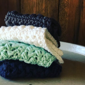 Crochet Dishcloth Pattern - Dishcloth Pattern - Crochet Dish Cloth - Crochet Pattern - Crochet washcloth pattern - Dishcloth Crochet Pattern