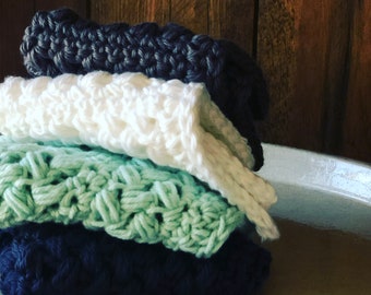 Crochet Dishcloth Pattern - Dishcloth Pattern - Crochet Dish Cloth - Crochet Pattern - Crochet washcloth pattern - Dishcloth Crochet Pattern