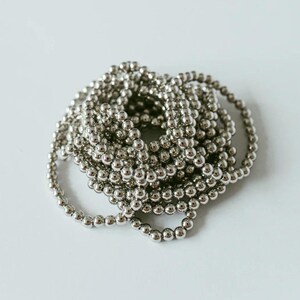 Sterling Silber Perlen Armband