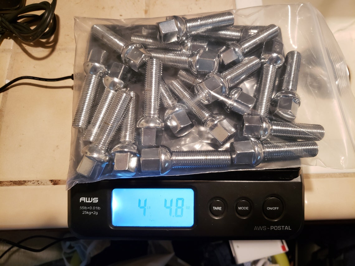 Mercedes Benz Lug Bolts Nuts Chrome set of 20 ML550 S500 Etsy UK