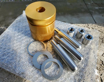 Coin Ring Punch Kit & Die Set Self Centering, Jewelry Making, Coin Ring Making Tools, USA MADE! Sizes 3/8", 7/16", 1/2" Make Jewelry Money