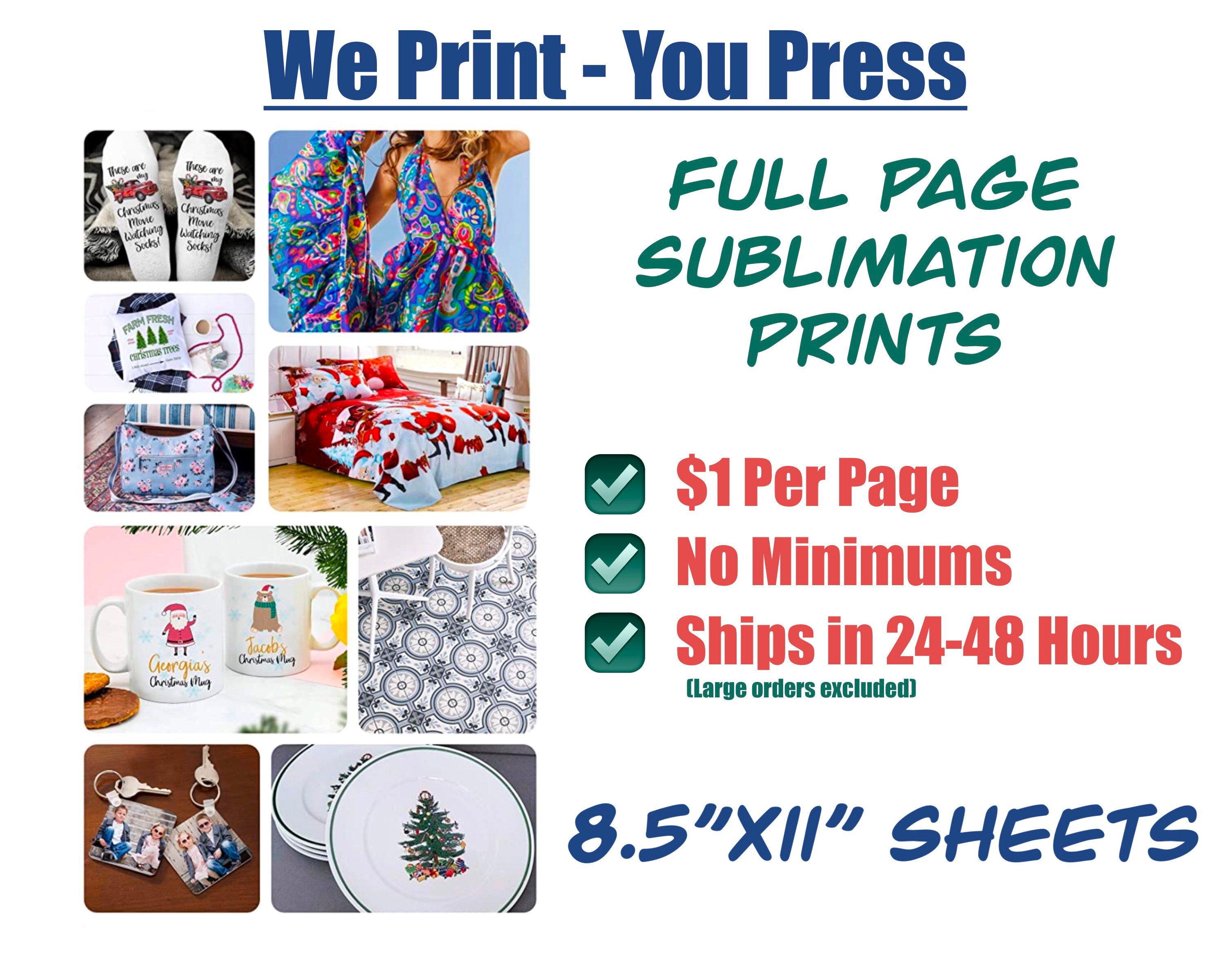 Sublimation Paper 123g, Crafting Besties ®, 8.5x14