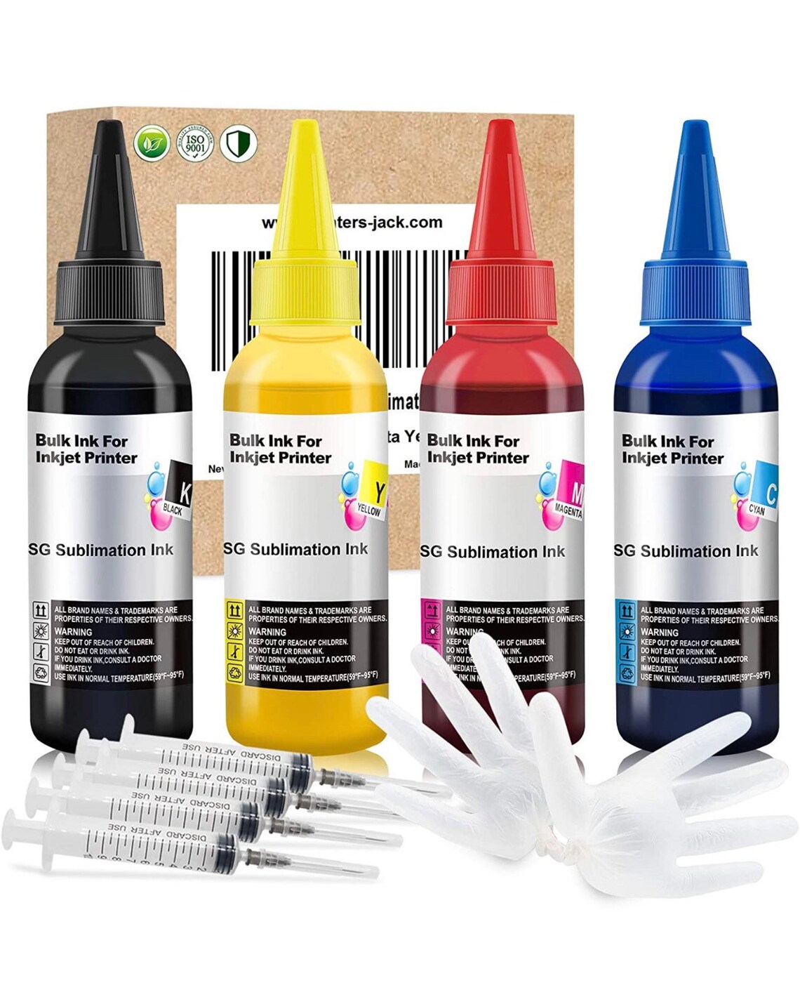Printers Jack Premium Sublimation Ink CMYK 4 100 Ml Bottles Etsy