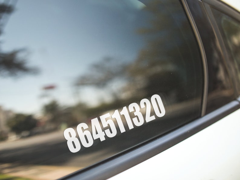 Custom Vinyl Text Decals Name Decal Social Media Decal Etsy