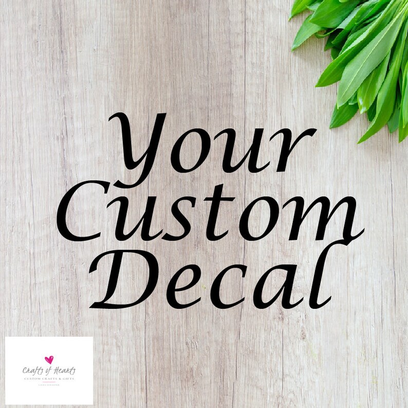 Personalized Decal / Personalized Sticker / Custom Decal / Etsy