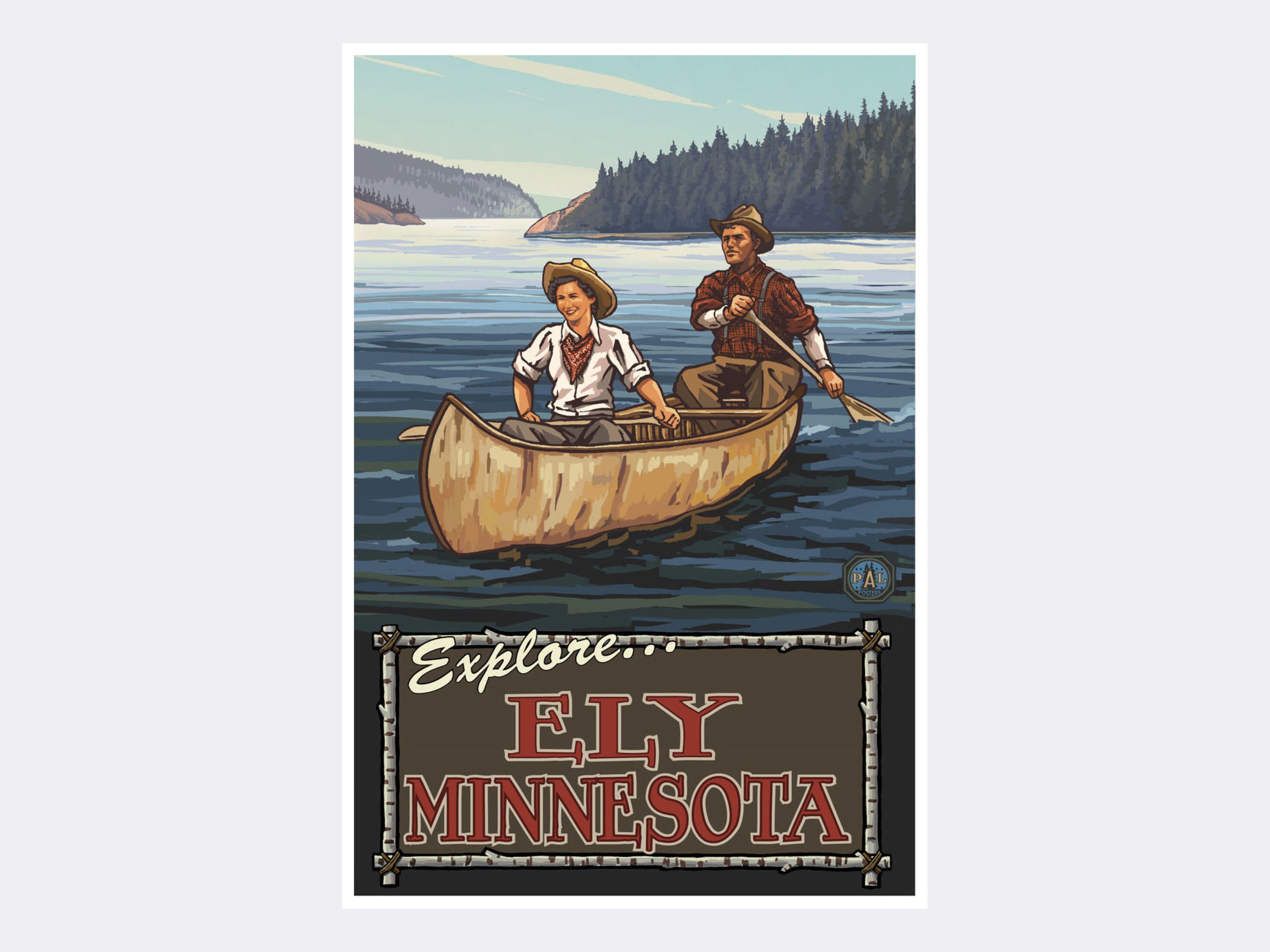 Explore Ely Minnesota Giclee Art Print Poster from Original  Etsy