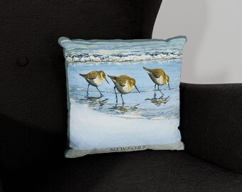 Newport pillows with hot birds