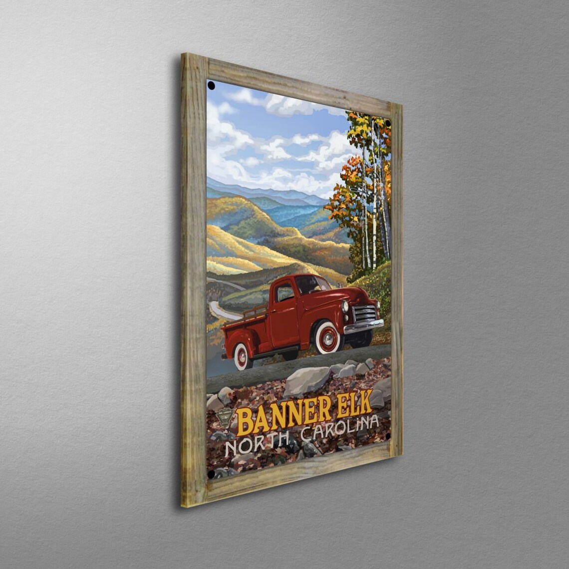 Banner Elk North Carolina Giclee Art Print Poster from Etsy