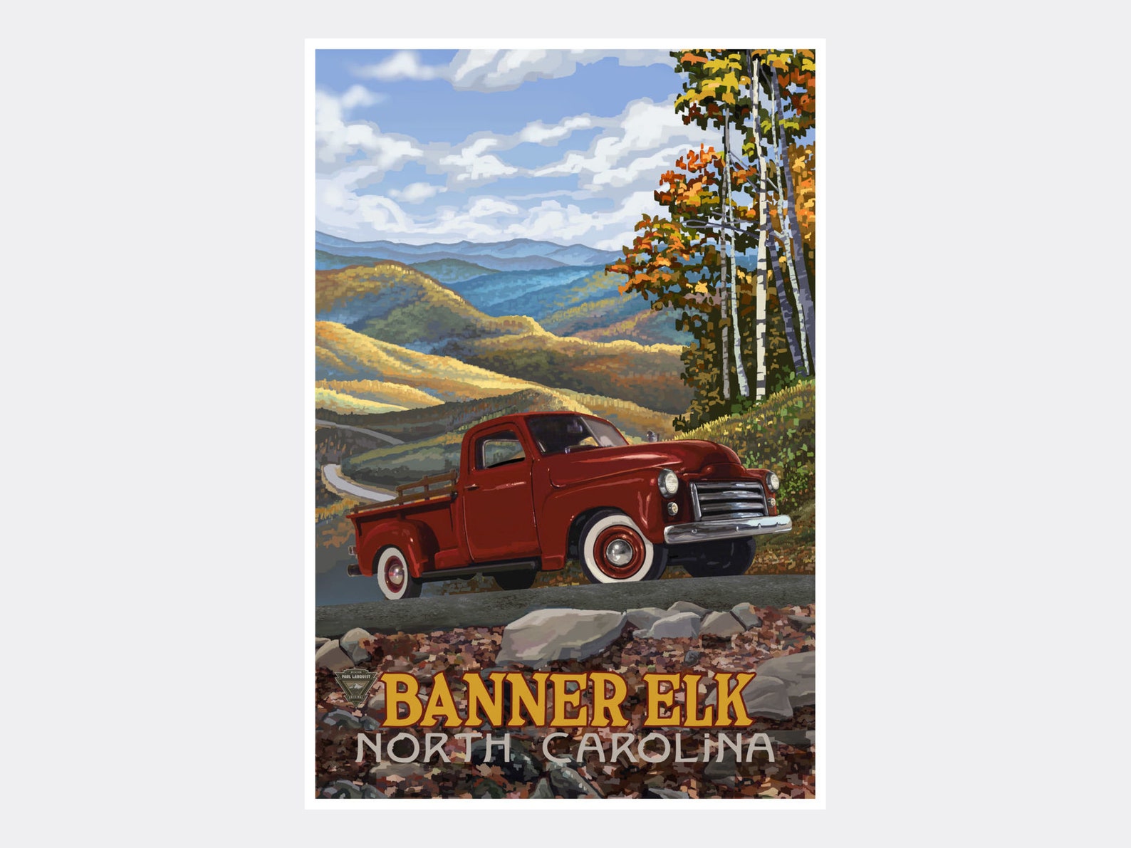 Banner Elk North Carolina Giclee Art Print Poster from Etsy
