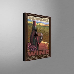 Biltmore Estate Asheville North Carolina Wine Country Stretch Canvas, Pillow, Blanket from Travel Artwork by Artist Paul A. Lanquist