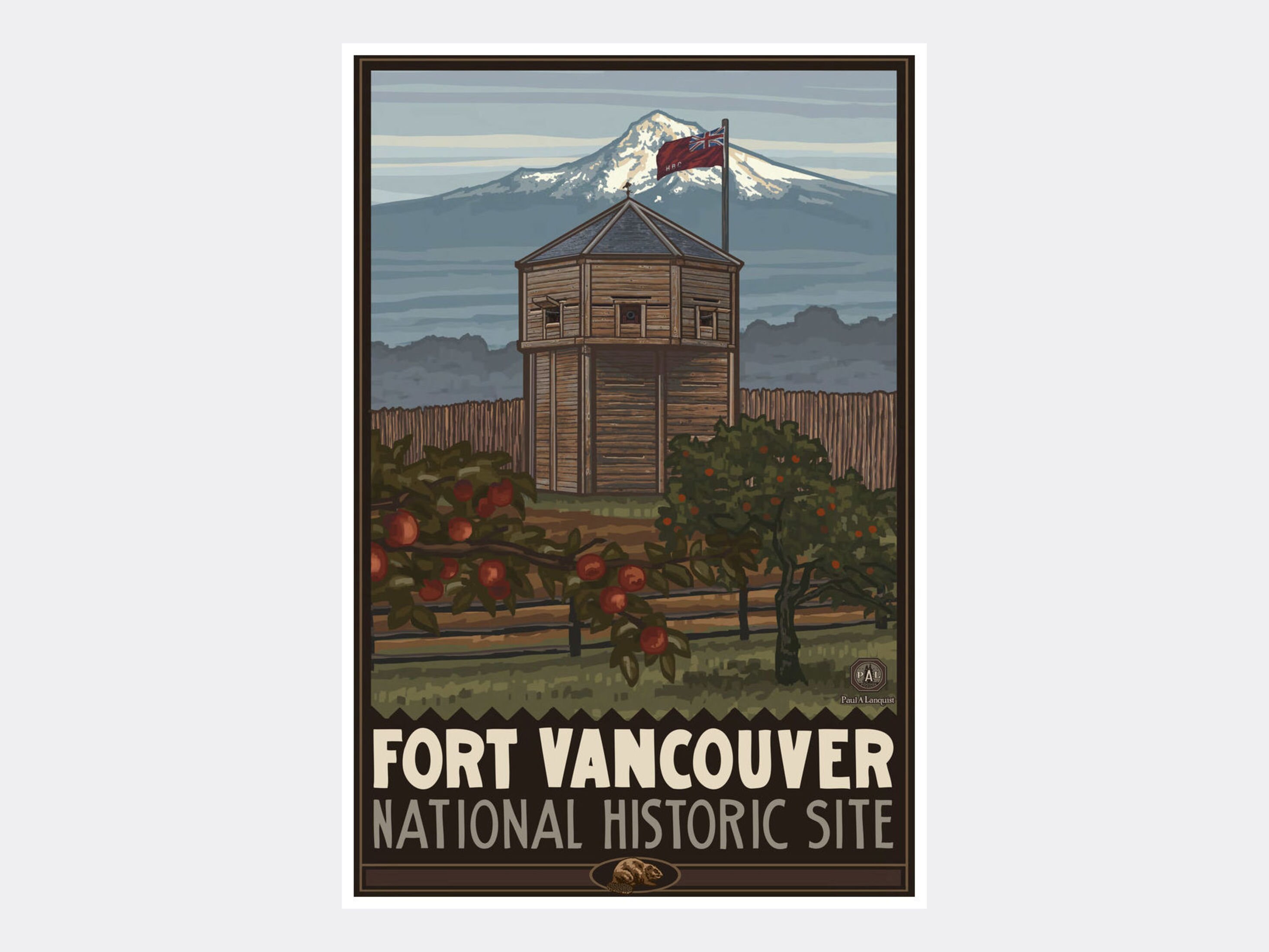 Fort Vancouver National Historic Site Giclee Art Print