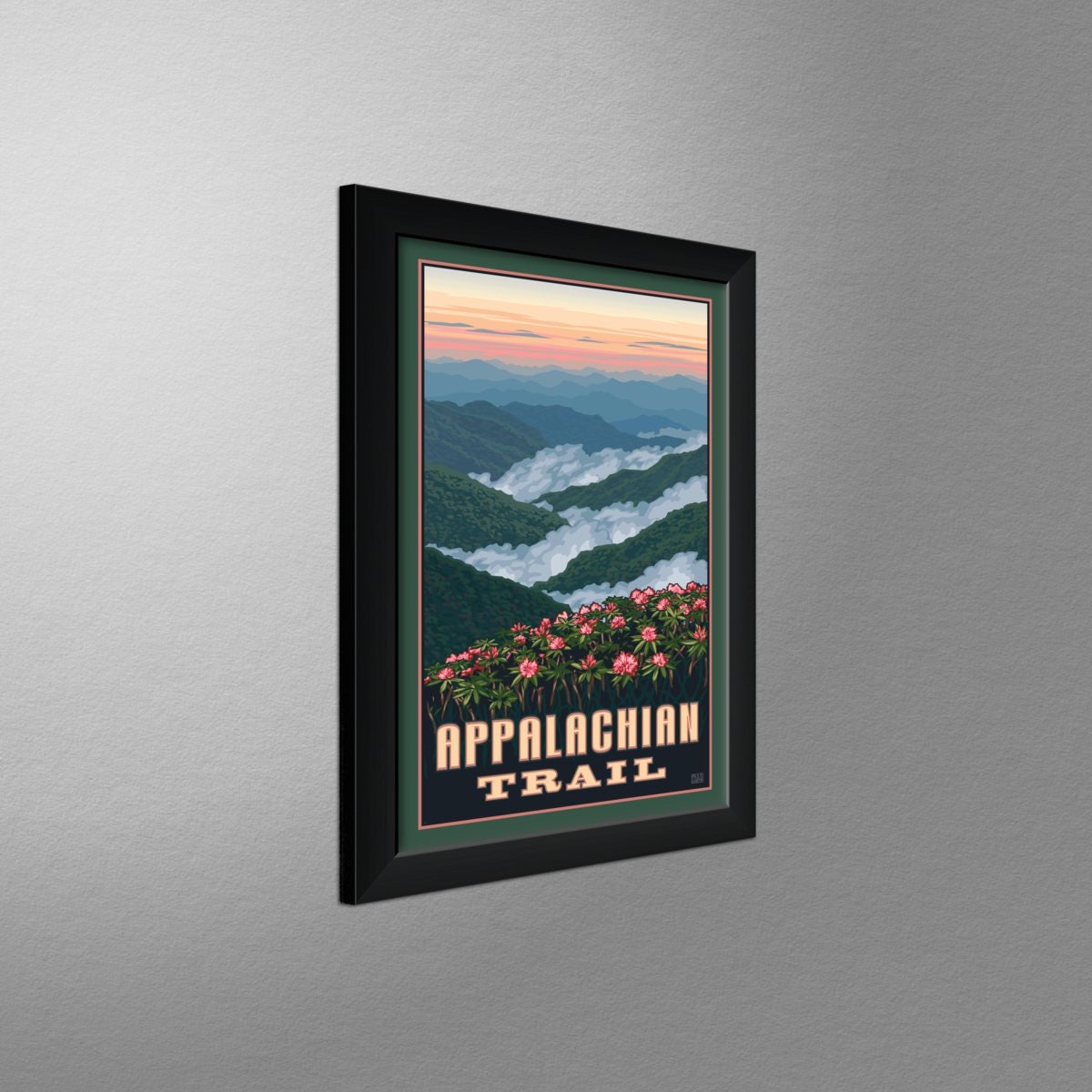 Appalachian Trail Giclee Art Print Poster From Travel Artwork Etsy Israel