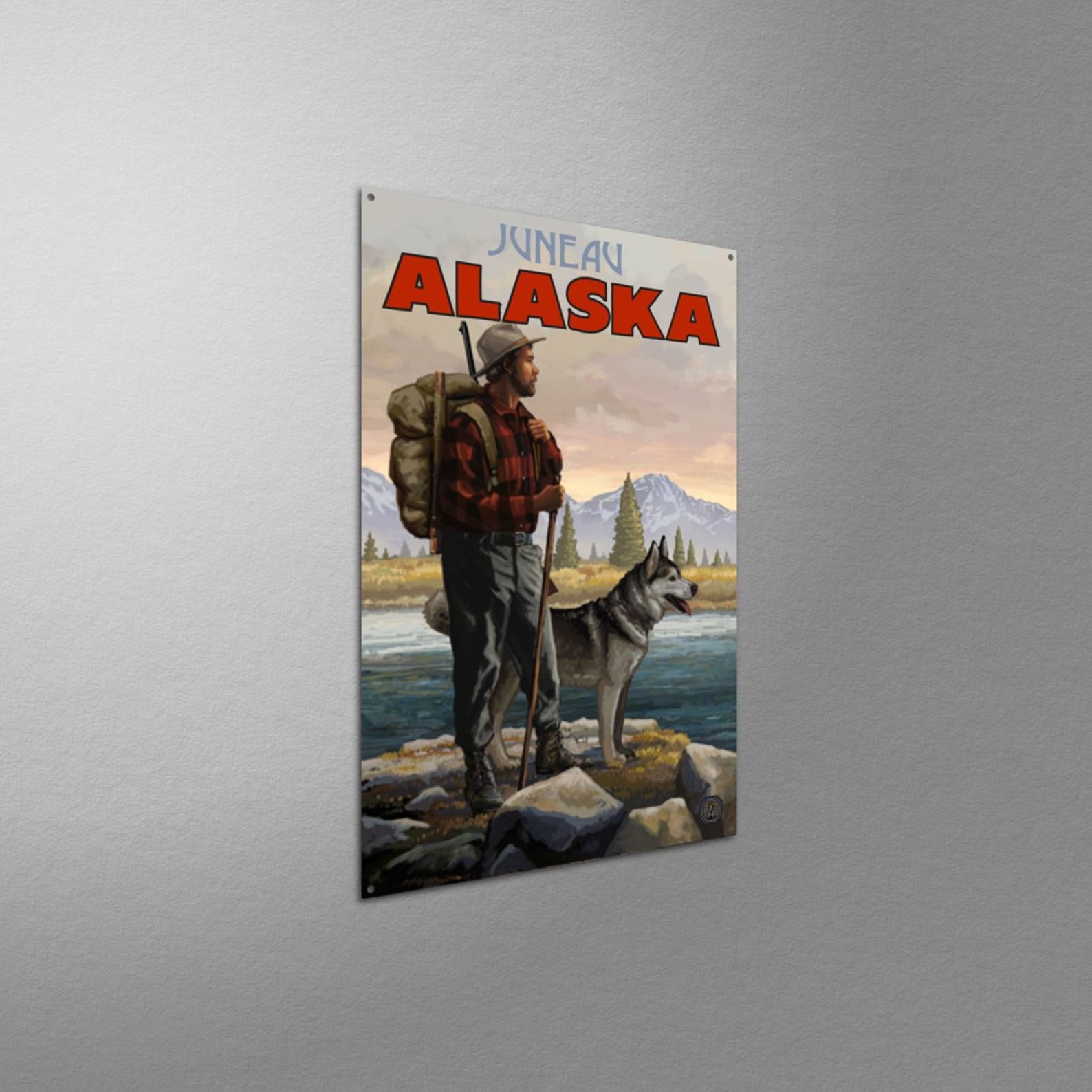 AEX Juneau Alaska Giclee Art Print Poster From Travel Artwork Etsy UK