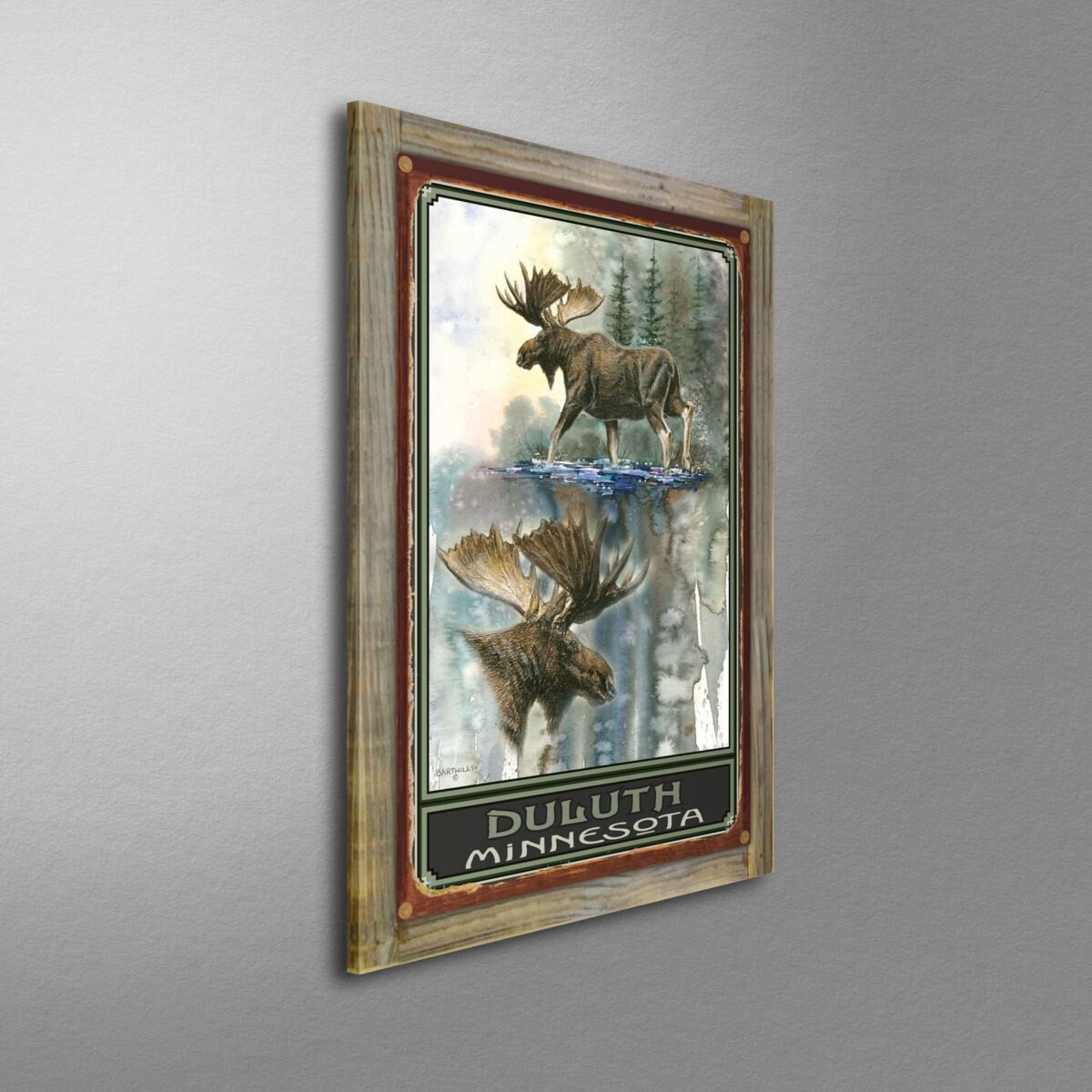 Duluth Minnesota Giclee Art Print Cartel de la acuarela Etsy
