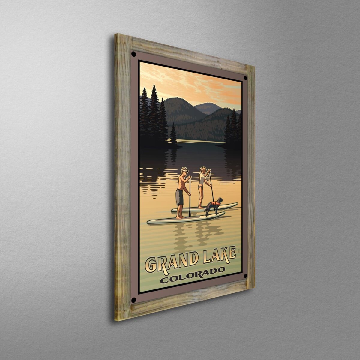 Grand Lake Colorado Giclee Art Print Poster from Original Etsy