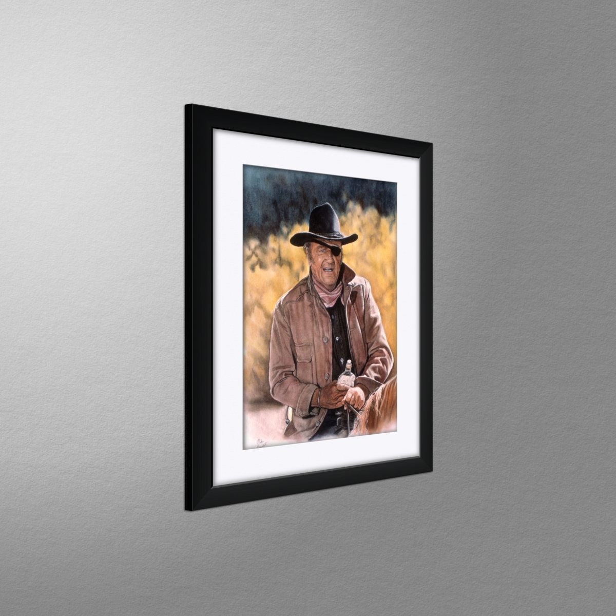 John Wayne True Grit Giclee Art Print Poster from Original | Etsy