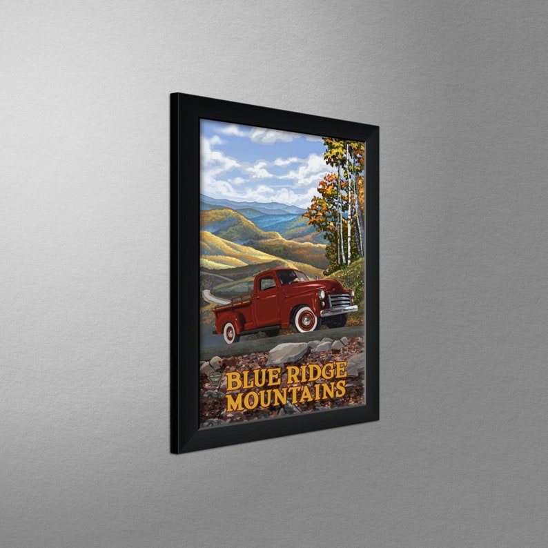 Blue Ridge Mountains Giclee Art Print Poster From Original | Etsy